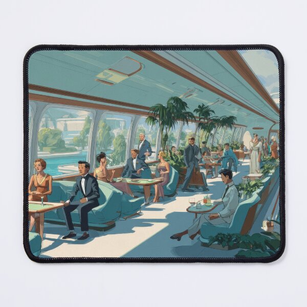Item preview, Dining in a modern glass building designed and sold by anytka.