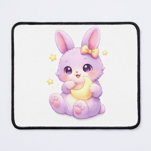 Item preview, Moonlight Kawaii Bunny – Dreamy Magic Cute designed and sold by kimkosovo.
