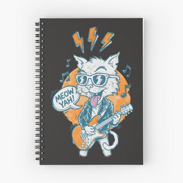 Item preview, Electric Whiskers: The Feline Frontman’s Solo designed and sold by AwesomeBeyondLimits.
