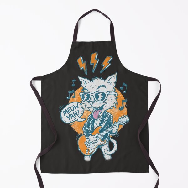 Item preview, Electric Whiskers: The Feline Frontman’s Solo designed and sold by AwesomeBeyondLimits.