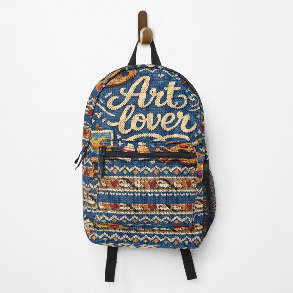 Item preview, Art lover, beautiful knitted picture designed and sold by Mauswohn.