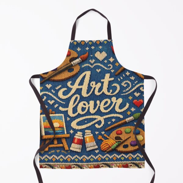 Item preview, Art lover, beautiful knitted picture designed and sold by Mauswohn.