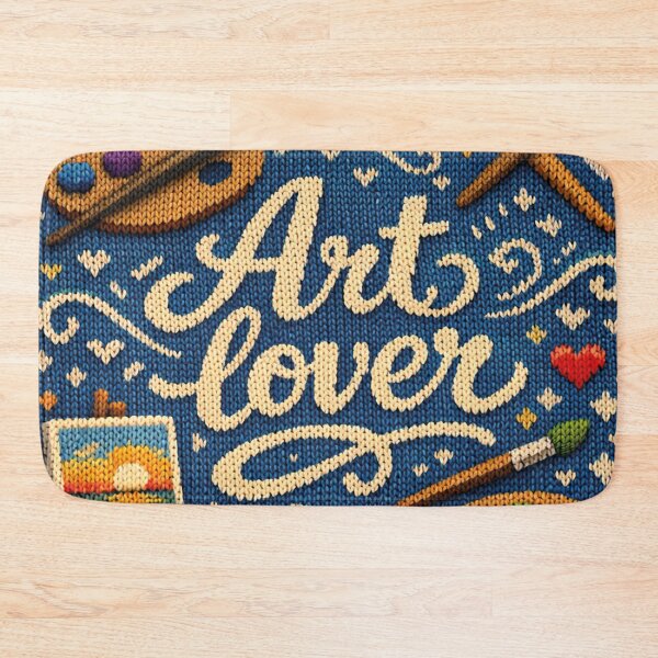 Item preview, Art lover, beautiful knitted picture designed and sold by Mauswohn.
