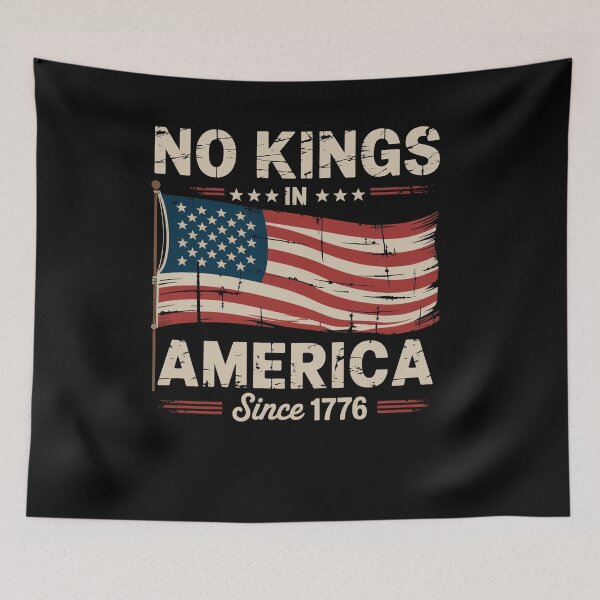 Item preview, No Kings In America Patriotic Usa Freedom 1776 designed and sold by HeinzanoWeno.