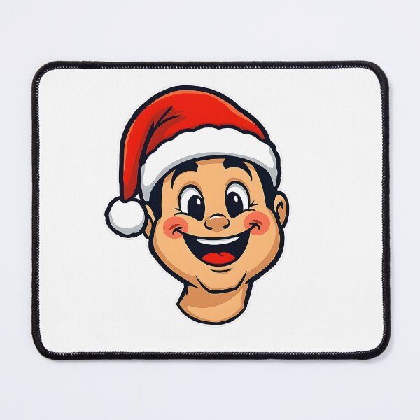 Item preview, Festive Santa Boy Cartoon Design designed and sold by Kavya Art.