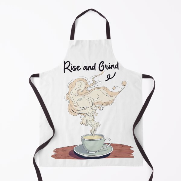Item preview, Rise and Grind - Steamy Coffee Motivation designed and sold by Exiir.