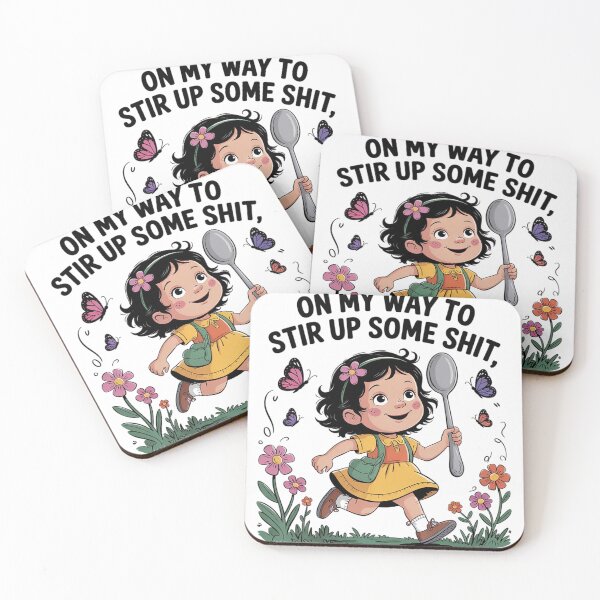 Item preview, On My Way to Stir Up Some Shit Sarcastic8  designed and sold by MyzoToyota.
