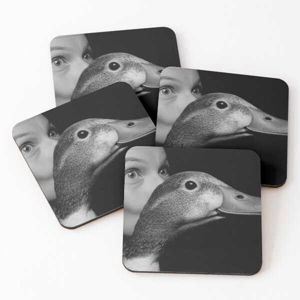 Item preview, Woman and duck interact closely designed and sold by anytka.