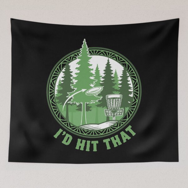 Item preview, Disc Golf Basket Flying Disc Id Hit That Funny designed and sold by LuminOrb.