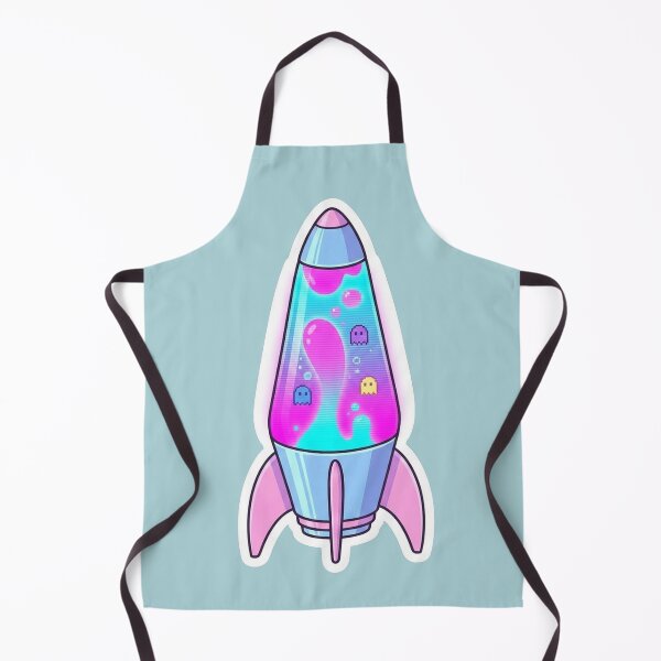Item preview, Retro Rocket Lava Lamp | Pixel Ghosts Neon Aesthetic designed and sold by DigitalVibes Art, CreatorSpace, PixelMood. By AngryFish.Art..