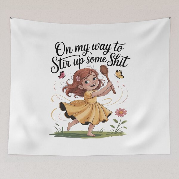 Item preview, On My Way to Stir Up Some Shit Sarcastic9  designed and sold by MyzoToyota.