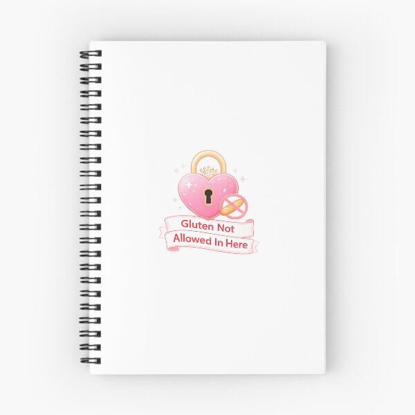 Item preview, Gluten Not Allowed In Here – Heart Lock Icon | Gluten Free Boundary & Coeliac Awareness Design designed and sold by My Gluten Free Life UK.