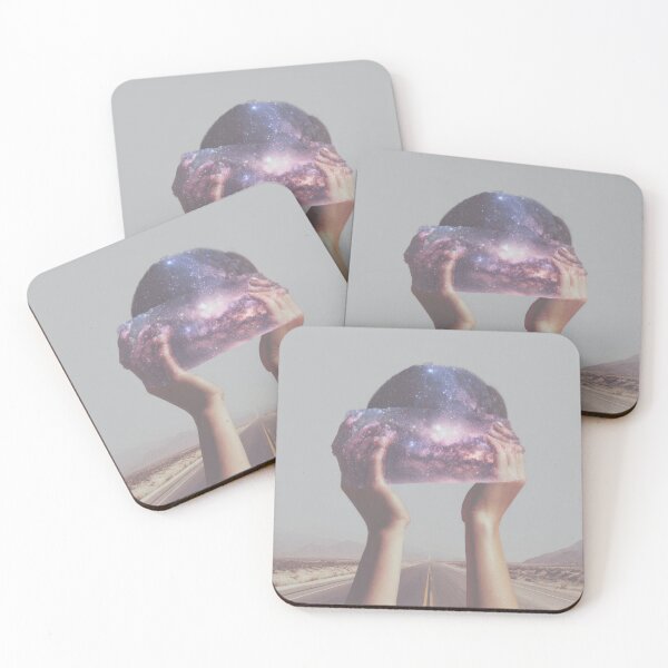 Item preview, Hands hold a cosmic view on a road designed and sold by anytka.