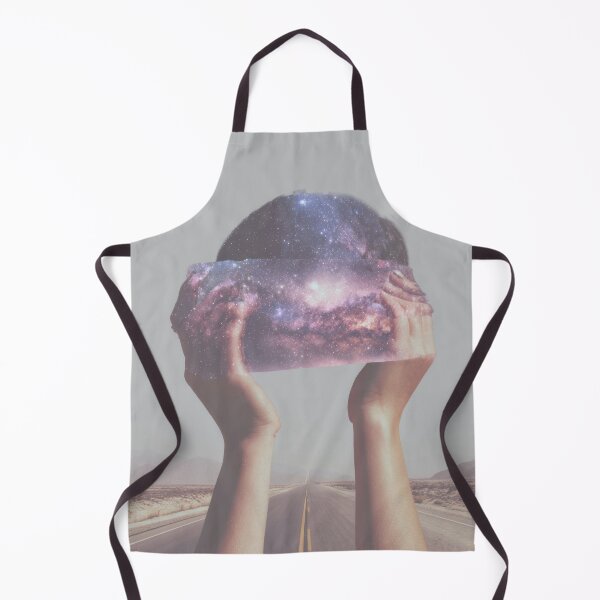 Item preview, Hands hold a cosmic view on a road designed and sold by anytka.