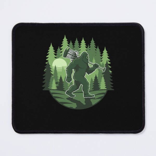Item preview, Bigfoot Disc Golf Funny Sasquatch Scene designed and sold by LuminOrb.