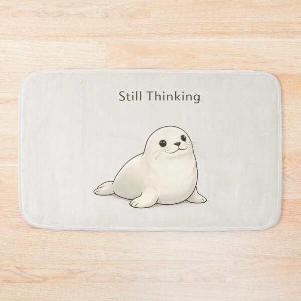 Item preview, Still Thinking – Calm Seal designed and sold by Ombrya.