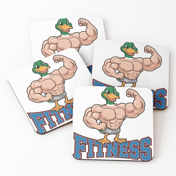 Item preview, Duck body building minimalist design designed and sold by sowaibur.
