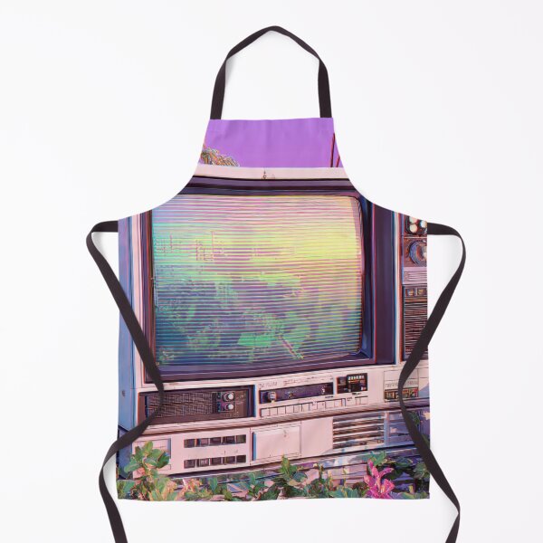 Item preview, Vintage TV surrounded by flowers designed and sold by anytka.