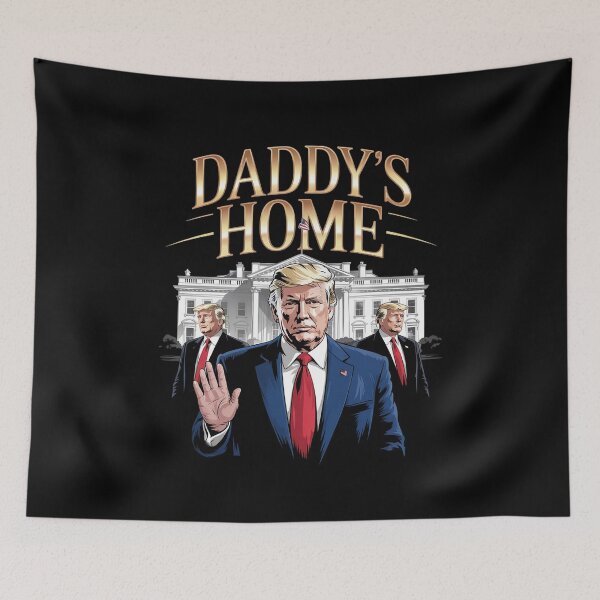 Item preview, America’s Back Daddy’s Home Trump Daddy  designed and sold by FadeOfThrone.