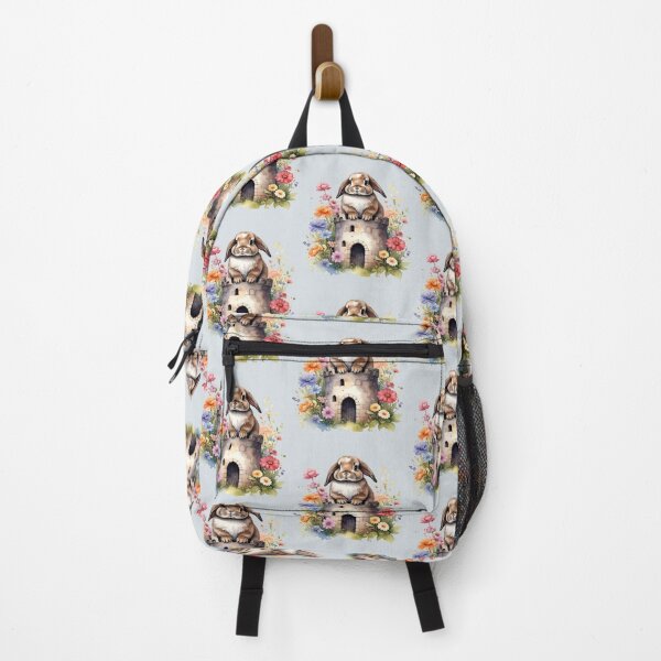 Item preview, Sweet brown Holland lop rabbit on the flower castle designed and sold by LiskoDesign.