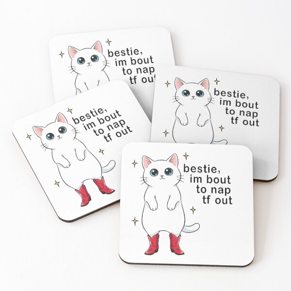 Item preview, Bestie, I’m Bout to Nap TF Out Cute Cat Meme designed and sold by Senkov.