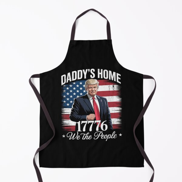Item preview, American Flag Trump 2024 Daddy's Home We The People designed and sold by FadeOfThrone.