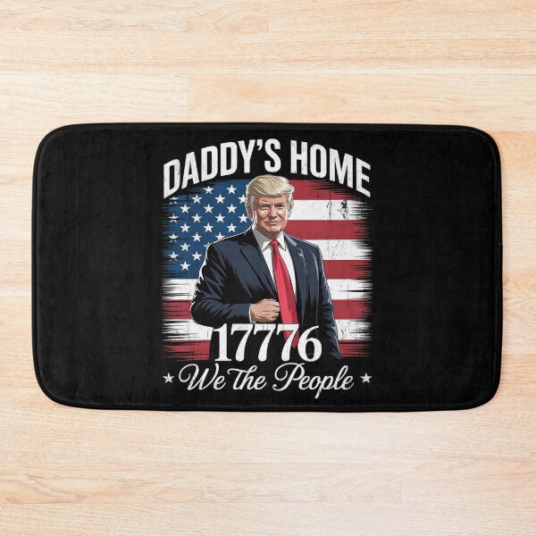 Item preview, American Flag Trump 2024 Daddy's Home We The People  designed and sold by FadeOfThrone.