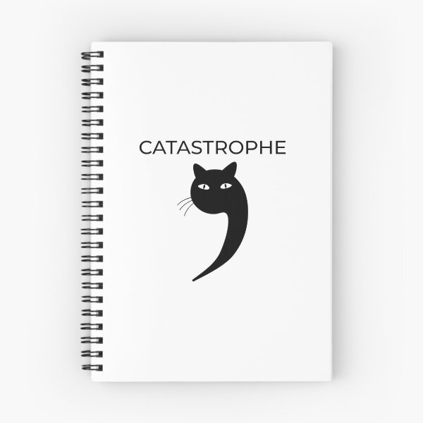 Item preview, CATASTROPHE cat puns design designed and sold by foxcart.