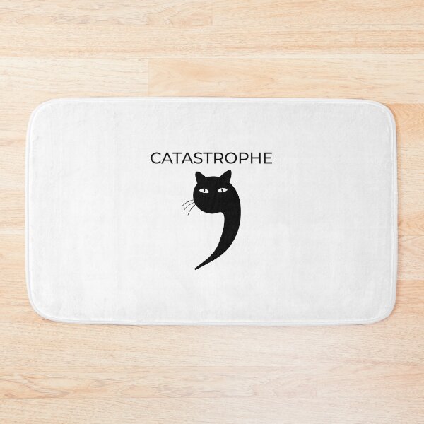 Item preview, CATASTROPHE cat puns design designed and sold by foxcart.