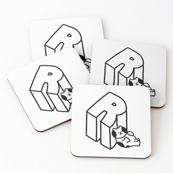 Item preview, a Cat next to R designed and sold by superbaechoo.