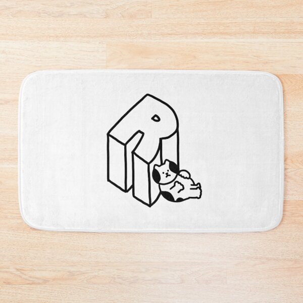 Item preview, a Cat next to R designed and sold by superbaechoo.