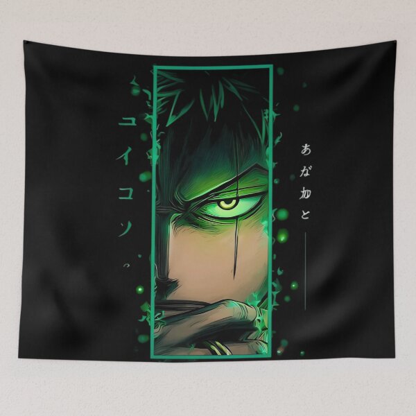 Item preview, Roronoa Zoro - Emerald Gaze – Dark Anime-Inspired designed and sold by Dyan4.