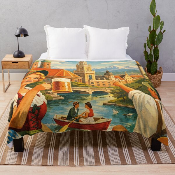 Item preview, Holidays in Munich, retro advertising designed and sold by Mauswohn.