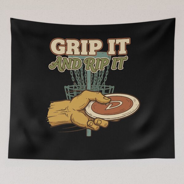Item preview, Grip It And Rip It Disc Golf Disc Golfer Flying designed and sold by LuminOrb.