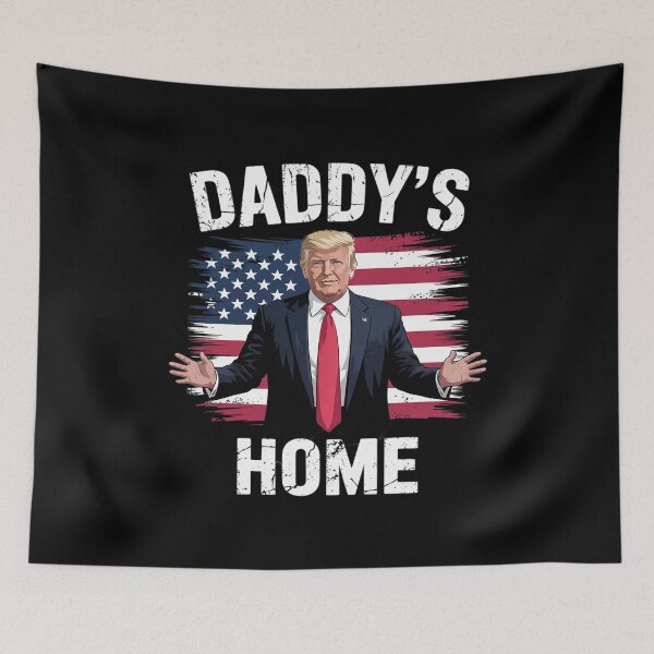 Item preview, American Flag Daddy's Home Trump  designed and sold by FadeOfThrone.
