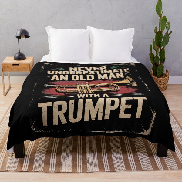 Item preview, Dad Trumpet Player Grandpa Trumpet Old Man Father Trumpeter designed and sold by FadeOfThrone.