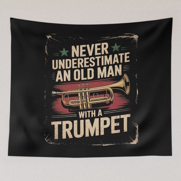 Item preview, Dad Trumpet Player Grandpa Trumpet Old Man Father Trumpeter  designed and sold by FadeOfThrone.