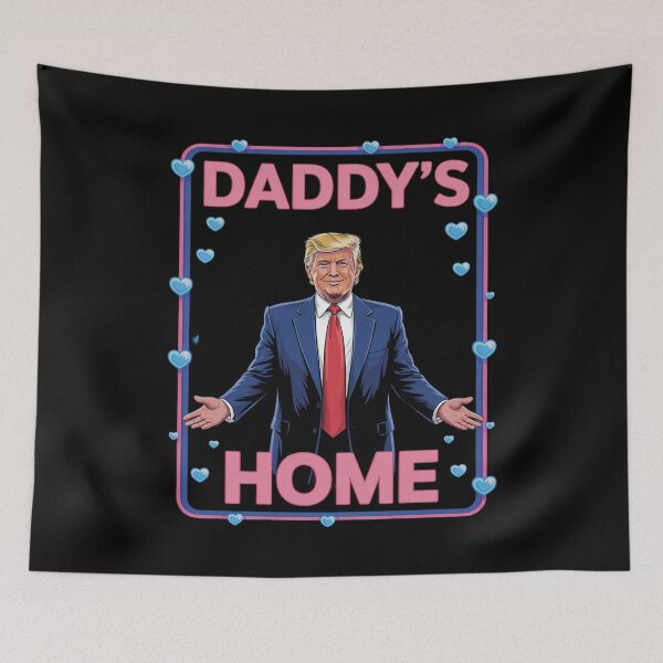 Item preview,  Trump Take America Back ,Daddy's Home Trump Pink  designed and sold by MarryIsMonth.