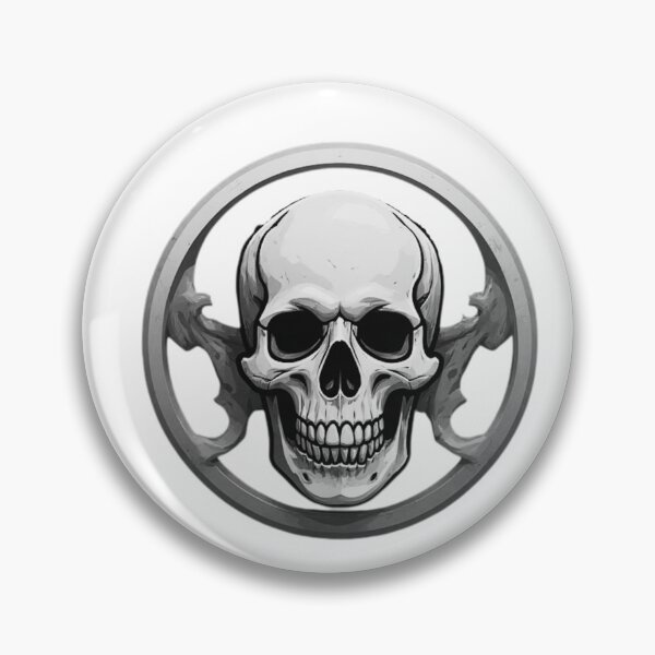 Item preview, Skull Emblem Circular Badge Design designed and sold by RED-MOUSE.