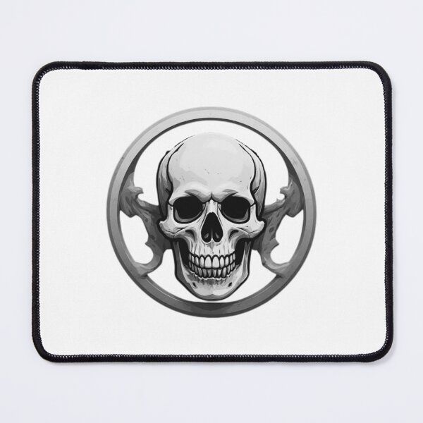Item preview, Skull Emblem Circular Badge Design designed and sold by RED-MOUSE.