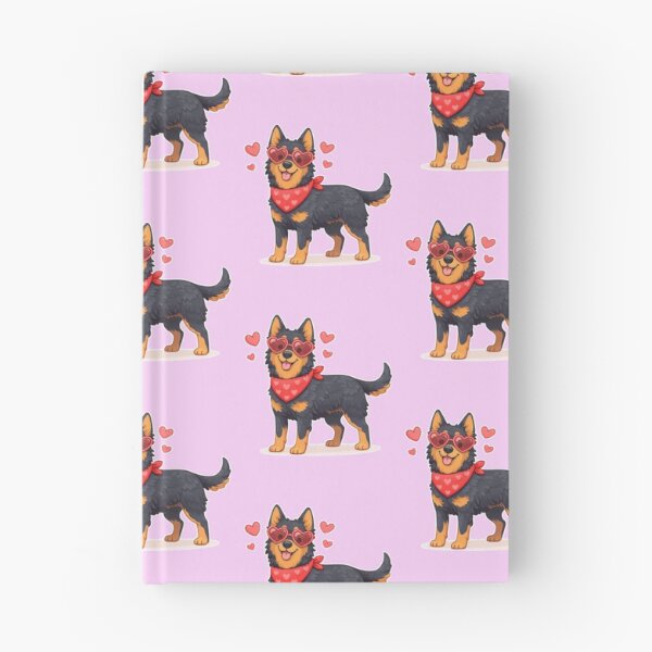 Item preview, Cute Beauceron in Love – Minimal Valentine Dog Illustration designed and sold by GoodyPaws.