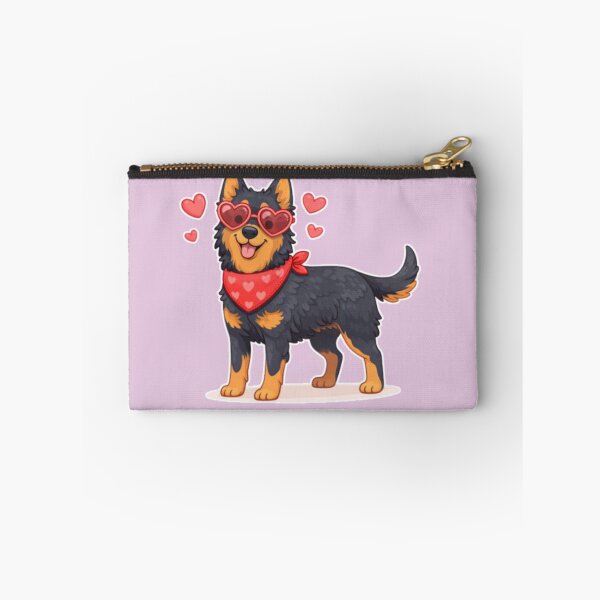 Item preview, Cute Beauceron in Love – Minimal Valentine Dog Illustration designed and sold by GoodyPaws.