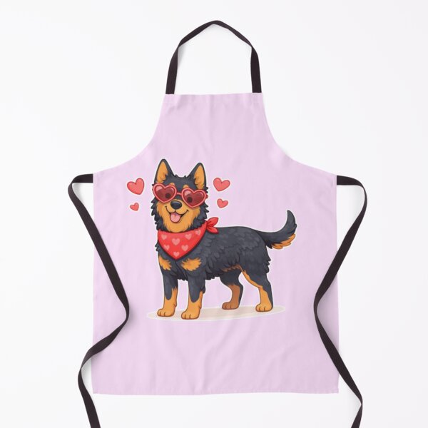 Item preview, Cute Beauceron in Love – Minimal Valentine Dog Illustration designed and sold by GoodyPaws.