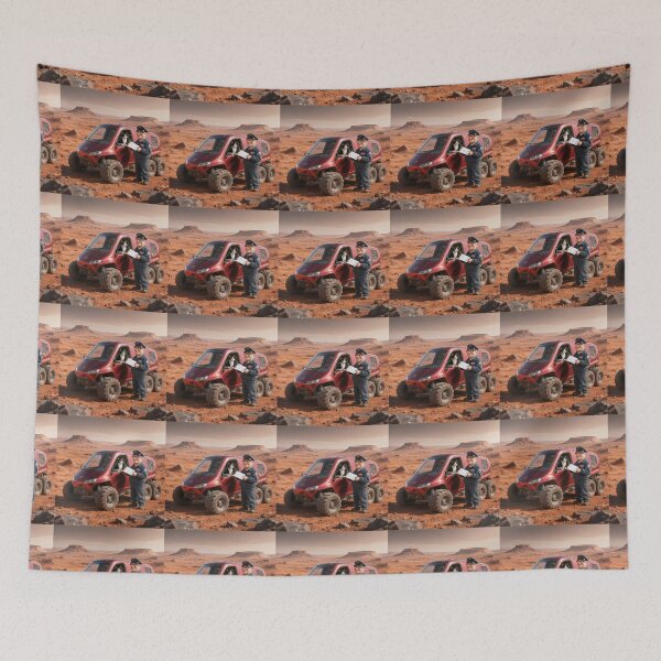 Item preview, Interplanetary Mailman: Cat Co-Pilot on Mars designed and sold by zohocreations.