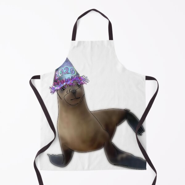 Item preview, Sammy the Seal Wearing a 2026 Hat - animalzinhats designed and sold by Ashley’sAnimalz.