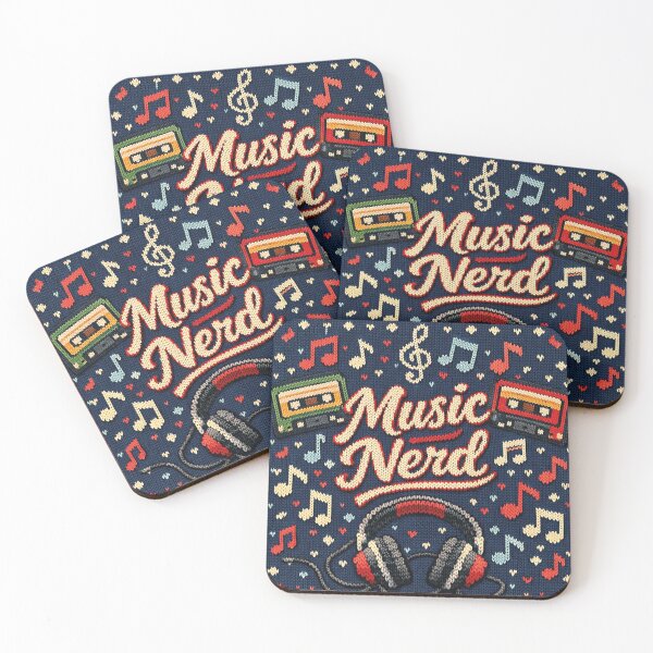 Item preview, Music Nerd, creative knitting picture designed and sold by Mauswohn.