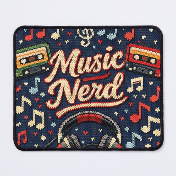 Item preview, Music Nerd, creative knitting picture designed and sold by Mauswohn.