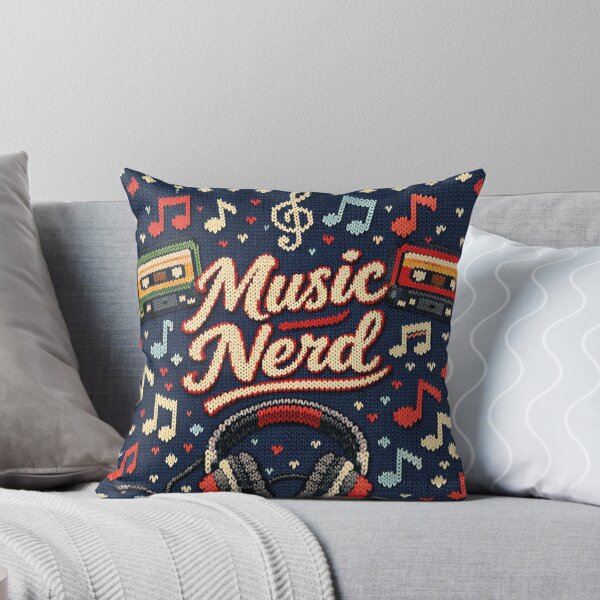 Item preview, Music Nerd, creative knitting picture designed and sold by Mauswohn.
