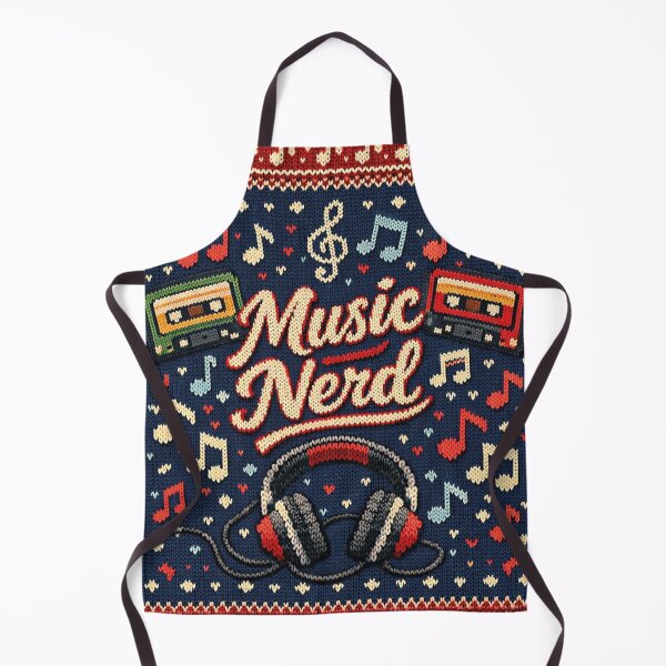 Item preview, Music Nerd, creative knitting picture designed and sold by Mauswohn.