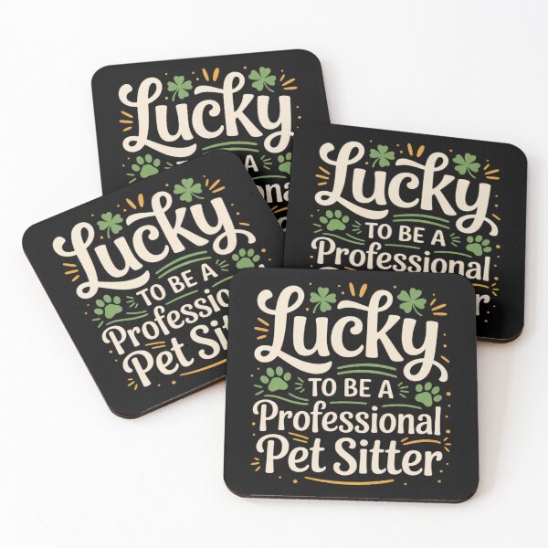 Item preview, Lucky to be a Professional Pet Sitter St. Patrick's Day  designed and sold by InspiredFoul.